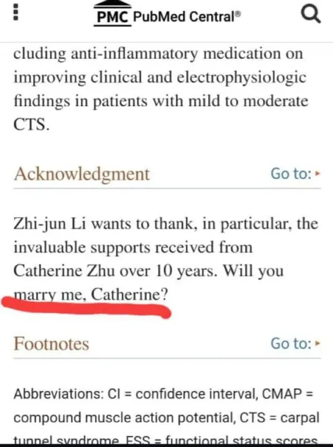 PubMed Proposal Acknowledgment