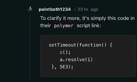 Delayed Promise Resolution Code