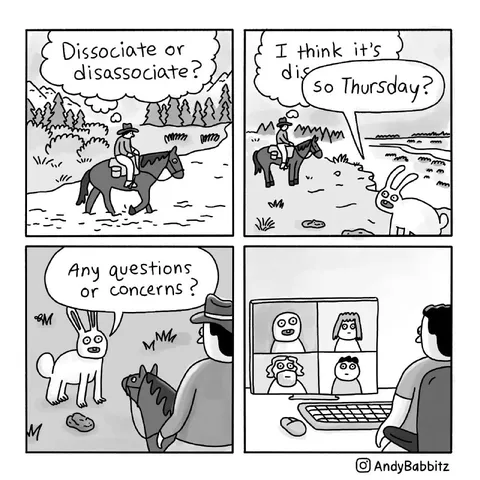 Dissociate or Disassociate Thursday
