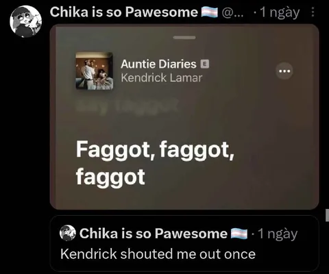 Kendrick Shouted Me Out