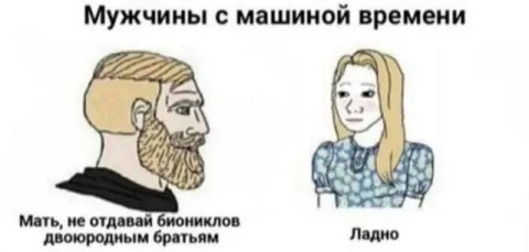 Мужчины с машиной времени