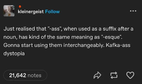 Kafka-ass Dystopia