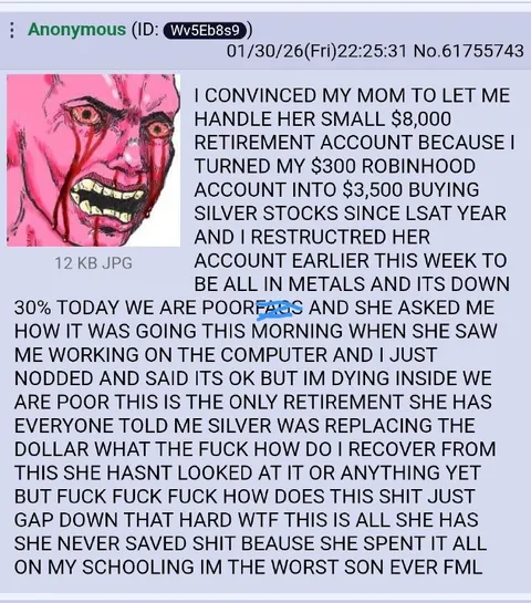 Silver Investment Ruins Retirement