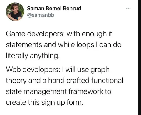 Game Developers vs Web Developers