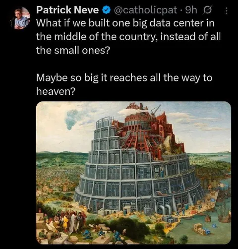 The Data Center Reaches Heaven