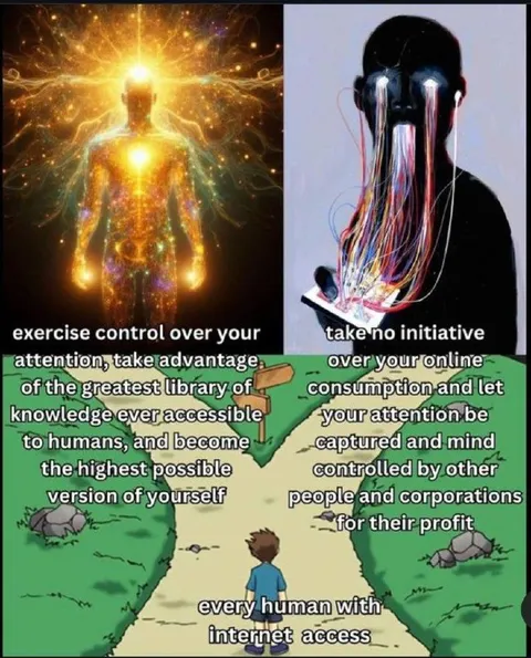 The Two Paths of Internet Attention
