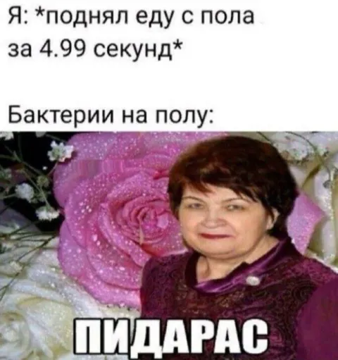 Бактерии на полу