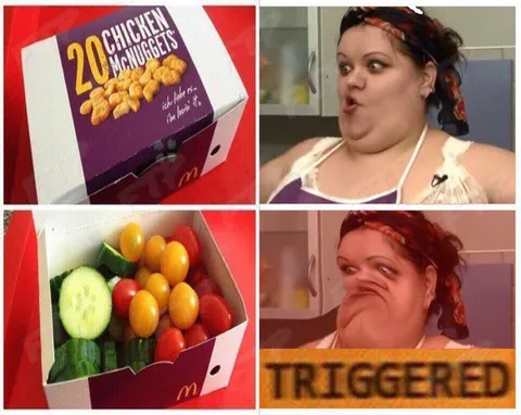 McNuggets Turn Into Vegetables