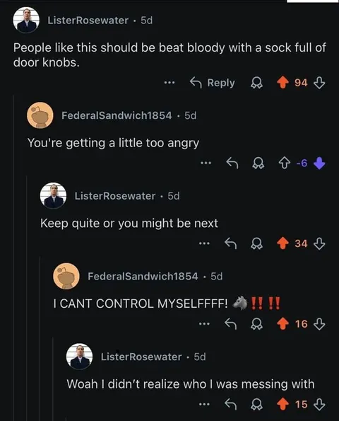 Too Angry to Control Himself