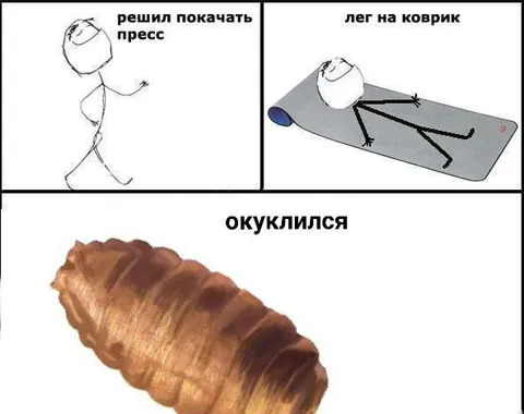 Решил покачать пресс