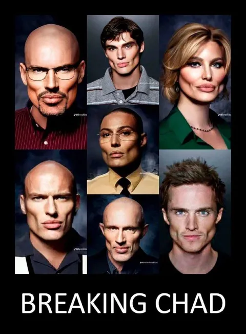 Breaking Chad Face Collage