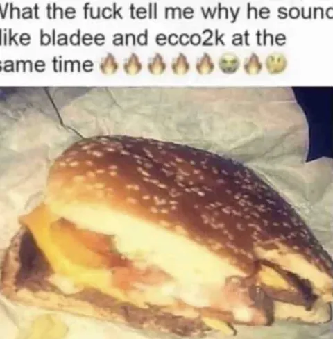 Bladee and Ecco2k Burger