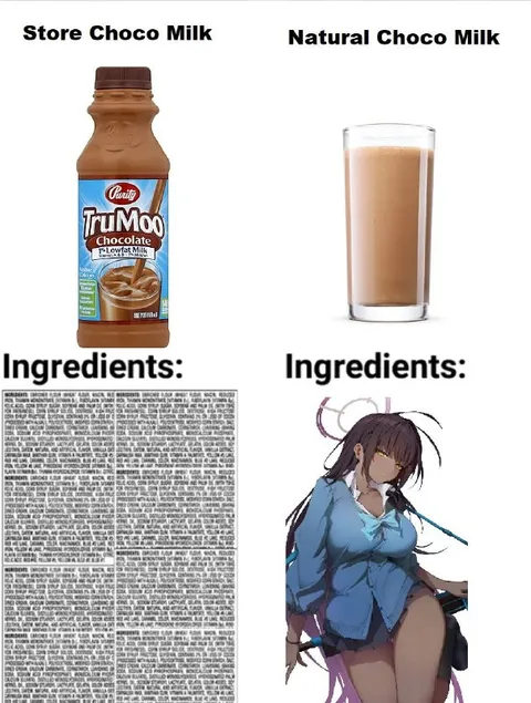 Natural Choco Milk Ingredients