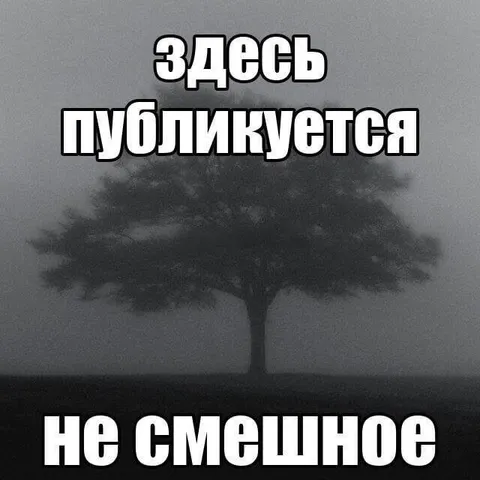 Здесь публикуется не смешное