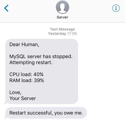 Server Restart Success