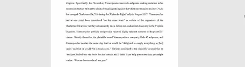 Yiannopoulos Delighted to Help