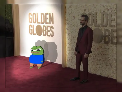 Pepe at the Golden Globes