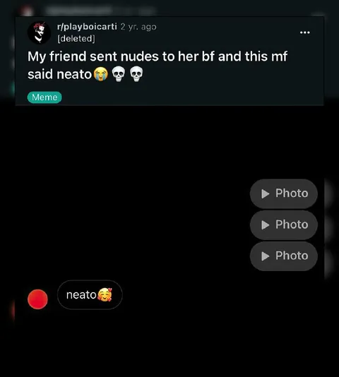 Neato After Receiving Nudes