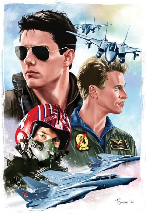 Top Gun Maverick and Goose