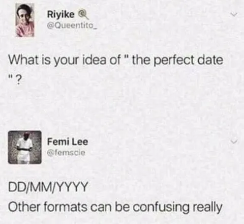 The Perfect Date Format