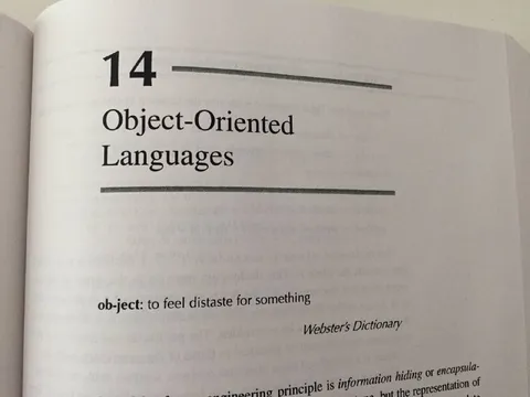 Object-Oriented Languages Definition Joke