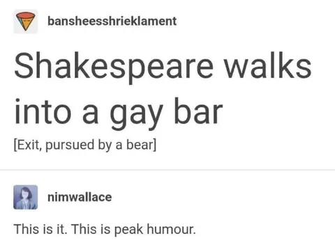 Shakespeare Walks Into a Gay Bar
