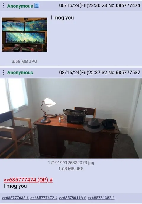 I Mog You Desk Setup