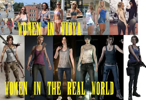 Women in Vidya vs Real World