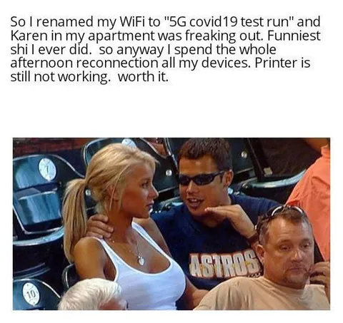 Renamed WiFi to 5G Covid19 Test Run
