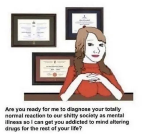 Mental Illness Diagnosis Meme