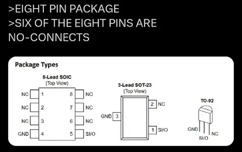 Eight-Pin Package With Six No-Connects