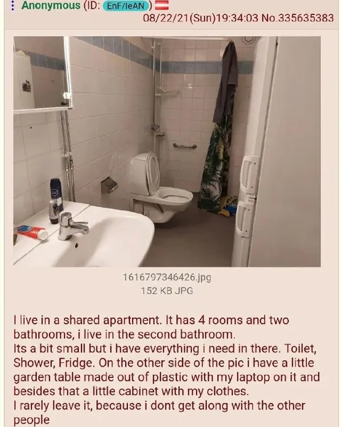 Living in the Second Bathroom