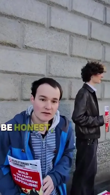 Revolutionary Communist Street Interview