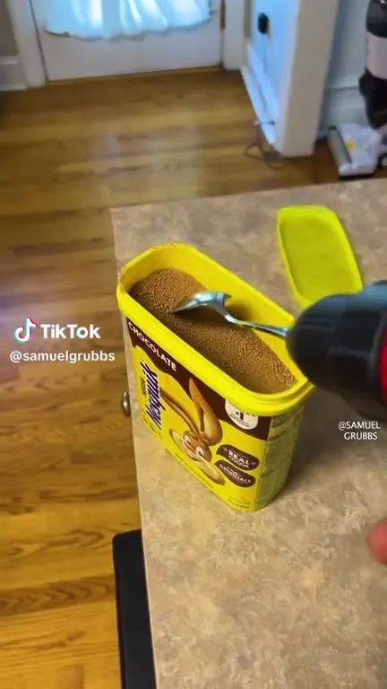 Power Drill Ice Cream Trick