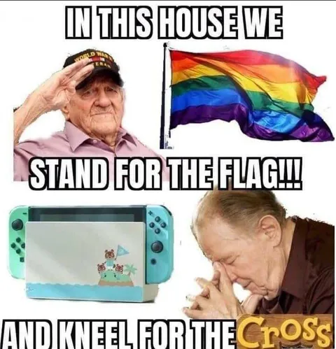 Stand for the Flag, Kneel for the Cross