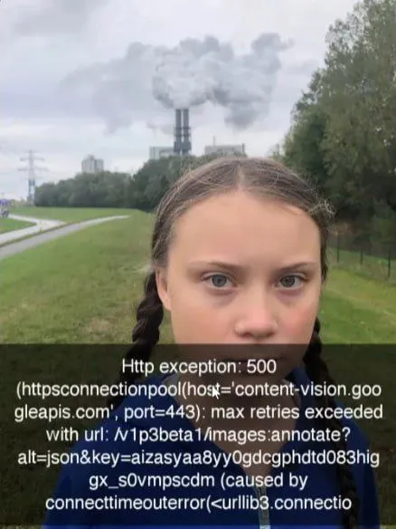 Vision API Error at the Power Plant
