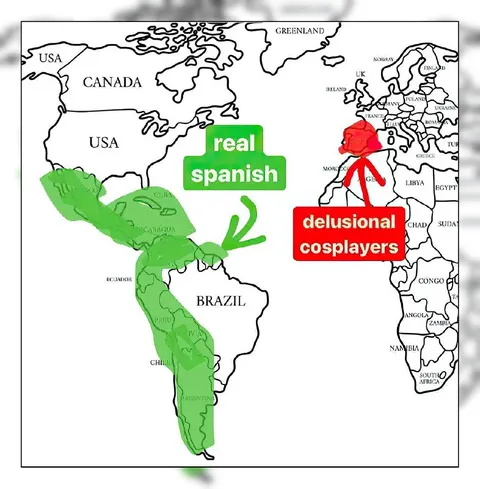 Real Spanish vs Delusional Cosplayers