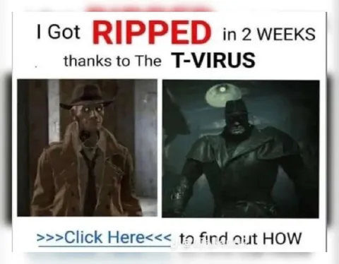 Ripped in Two Weeks T-Virus