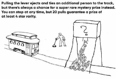 Gacha Train Track Pulls