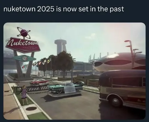 Nuketown 2025 in the Past