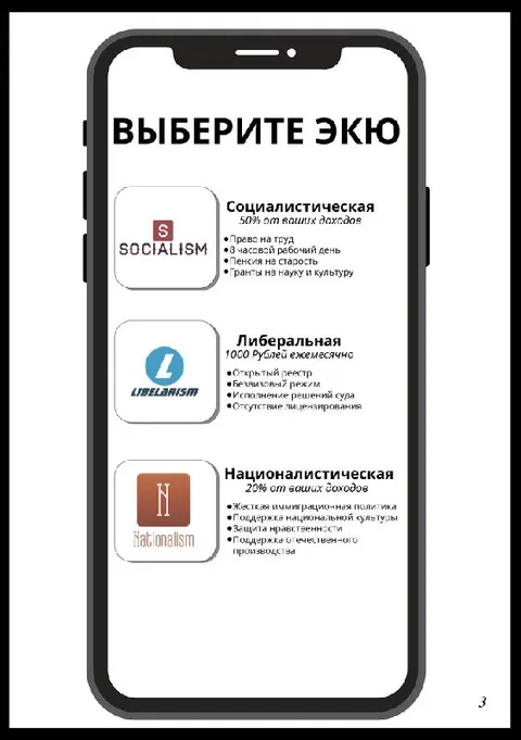 Выберите свою идеологию
