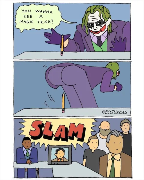 Joker Magic Trick Slam