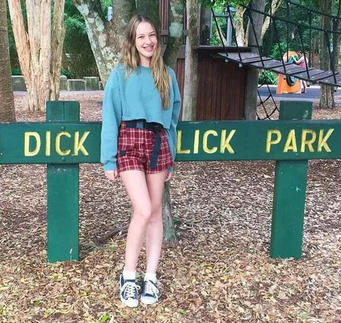 Girl at Dick Lick Park