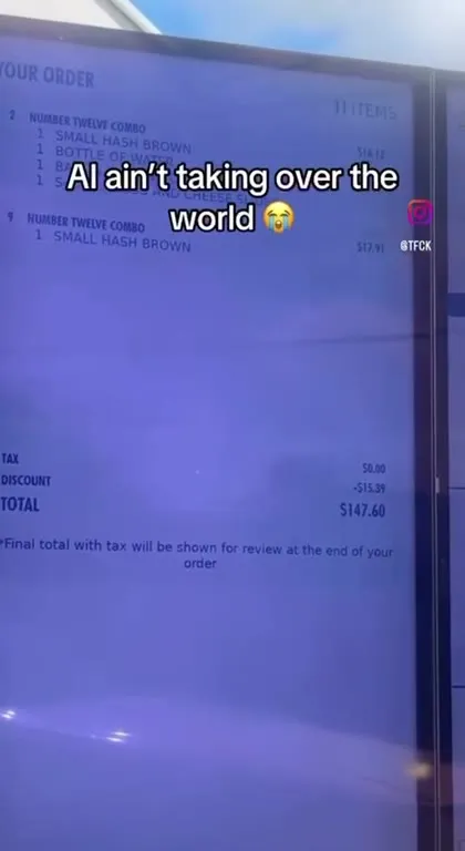 AI Drive-Thru Order Fails