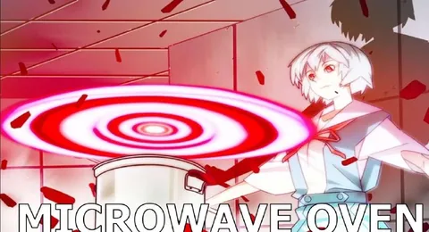 Microwave Oven Anime Girl