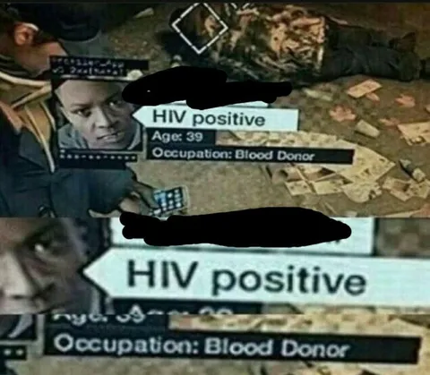 HIV Positive Blood Donor