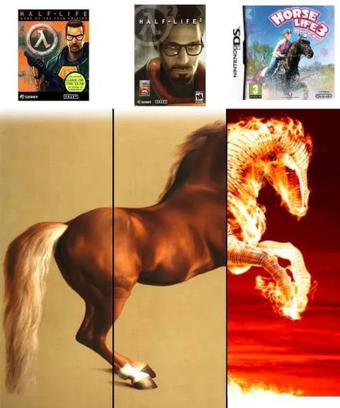 Half-Life Horse Life