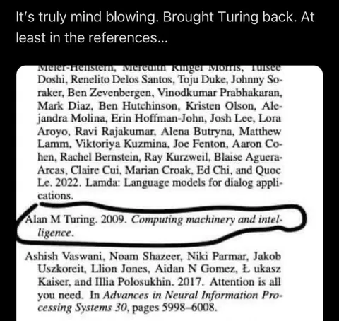 Brought Turing Back in References