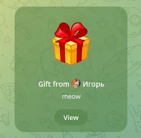 Gift from Igor Meow
