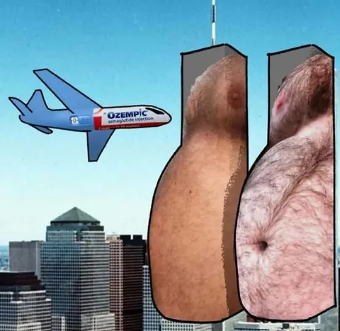 Ozempic Plane Flies Away